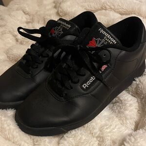 Reebok Classic Black and Red Sneakers